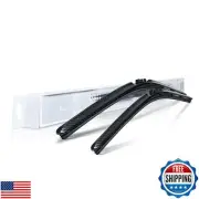 ClixWipers 22" + 22" (Set of 2) Black Carbon Fiber All Weather Premium Automo