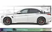 For Alfa Romeo Stripes Side Giulia /147 Stickers