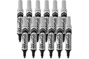 Pentel Maxiflo Whiteboard Marker Bullet Point Tip 2.1mm Black Box 12