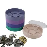 Lmyit Watch Parts Holder - Practical Watch Repair Tool Box - Cylindrical Watch Parts Storage Box, Multi-layer Watch Repair Tool Storage Box