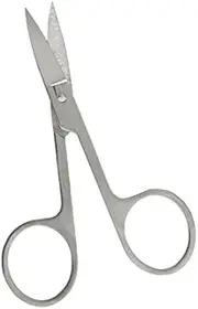Murrays Manicure Stainless Steel Cuticle Scissors, Curved End, 9 cm