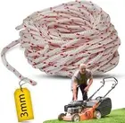 Universal Replacement 3mm Recoil Starter Rope Pull Cord for Trimmer Power Tools