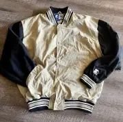 Vintage Starters Detroit Red Wings Button Up Winter Jacket