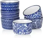 Ceramic 8 Oz Ramekins, Creme Brulee Ramekins, Oven Safe Baking Dishes/Cups fo...