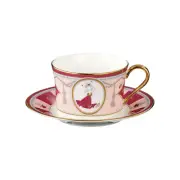 Noritake Cup & Saucer (Coffee Tea) 245cc Moomin Moominvalley Summer Festival 1 G