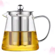 550 Ml Clear Glass Tea Container Small Diffuser Teapots Infuser