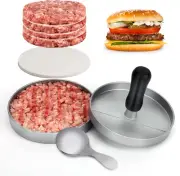 Smash Burger Press, round Burger Smasher with Burger Patty Spoon, Perfect Hambur