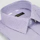 金安德森 紫色條紋窄版長袖襯衫fast