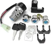 KIADZIE Motorcycle Ignition Switch Lock Fuel Gas Cap Tank Cover Key For Honda CN250 Helix 1986-2007 35010-KS4-711