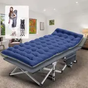 Slsy Folding Bed Cot with 3.3 Inch 2 Sided Mattress, 75"* 28" Folding Sleeping