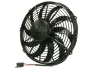 Fan (SPAL 12" High Performance Puller Curved Blade 12 Volt W/ Packard Connector)