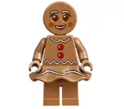 LEGO Holiday Gingerbread Woman Minifigure (From 10267 Gingerbread House) (New)