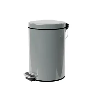 垃圾桶 腳踏垃圾桶TRENY 加厚 緩降 不鏽鋼垃圾桶 5L 8L 12L防臭 有蓋 客廳 房間 衛浴 廁所