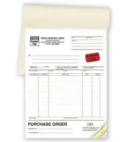 Purchase Order Book / Classic Design / 6.375" x 8.5" / NEBS Deluxe 87