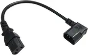 MagiDeal C14 Male Right Angle to C13 Female C14-C13-Cable