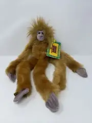 Vintage Toy Y2k Wild Republic Monkey Plush 22+" Hanging Stuffed Animal 1999 NWT