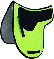 Horse English Quilted Contoured Padded All-Purpose Trail Saddle Pad 72184GR