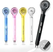 Alopuxi 5pcs Correction Tape Pen, White, 1/5" x 236", Push-pull Protectiv