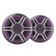 Fusion Apollo 6.5" Led Marine Speakers W/ Gray Sports Grill