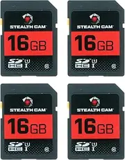 Stealth Cam 16GB SD Card (4 Pack)