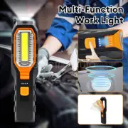 Rechargeable LED Work Light COB Inspection Lamp Mechanic Tools Hand Torch Light