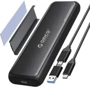 M.2 NVMe SATA SSD Enclosure Adapter, Tool Free USB C 3.2 Gen 2 10Gbps NVMe Case,