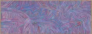 Mina Mina Jukurrpa V Canvas Art Print