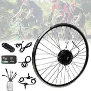 Electric Bike Conversion kit E-Bike Conversion Kits for 20"/24"/26"/27.5"/28" 29" 700c Wheel, 36V 250W/500W Rear Wheel Brushless Toothed Motor, with LED-Display Electric Bike Retrofit Kit(500W,29inch