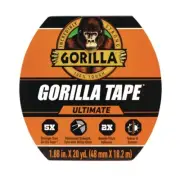 Gorilla Glue 113499 3" Core 1.88" x 20 yds. Ultimate Tape - Black (1-RL) New