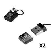 x2 Mini Super Speed Micro SD/SDXC TF USB 2.0 Card Reader Adapter ( 2 PCS )
