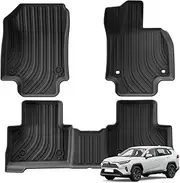 All Weather Foot Mats for Toyota RAV4 2025 2024-2019 Floor Mats TPE Custom Car Accessories - Only Fit Right Hand Drive