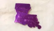 2025 Krewe Of Bacchus Louisiana Cutout Doubloon