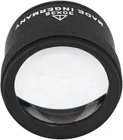 Optical Jewelry Magnifier with 30x Magnification for Inspecting Jewelry, Coins and Stamps. Compact and
