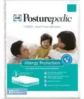 Sealy Posturepedic Allergy Protection Queen Zippered Mattress Protector White