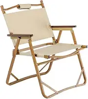 Picnic Chair Outdoor Folding Chair Camping Camping Picnic Chair Portable Fishing Chair Stool Beach Chair (Color : Beige)