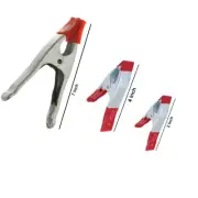 2" 4" 7" Metal Spring Clamps CLAMP MARKET STALL TARPAULIN Clip Grip Hold Rubber