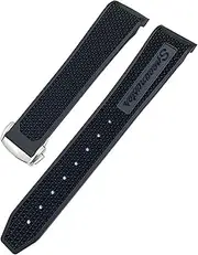 [UMCNVV] Women Men Watchbands For Omega Sxwatch Speedmaster 007 Seamaster 300 AT150 Silicone Watch Strap 18mm 19mm 20mm 21mm 22mm