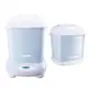 【Combi】 Pro 360 PLUS高效消毒烘乾鍋_靜謐藍+奶瓶保管箱