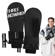 [Generic] Skiing Gloves for Men - Snowboard Gloves Warm Gloves | Snow Gloves Touchscreen Riding Gloves, Waterproof Ski Gloves Men Women