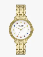 morningside gold-tone stainless steel watch
