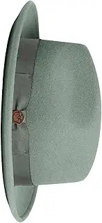 TWEW Wool Homburg Panama Hat Pork Pie Hat for Women Men Photo Props Western for Men Women Unisex Wear Headwear