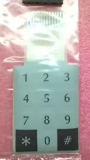 3x4 12 Button Membrane Matrix Numeric Keypad WITH SOCKET NOS