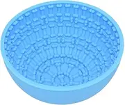 Dog Slow Feeder Lick Bowl, Pet Food Dispenser Treat Pad with Anti-Slip Suction Cup, Interactive Cat Licking Mats Slow Feeders for Puppies Small Animals