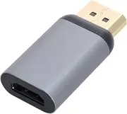 NFHK DisplayPort DP Source to HDMI Sink Displays 4K@60hz Ultra HD Converter Adapter for Laptop HDTV