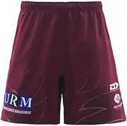 NRL 2025 Alt Training Shorts - Manly Sea Eagles - Maroon - Adult - Mens