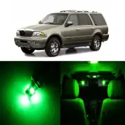 16 x Green LED Interior Light Package For 1998 - 2002 Lincoln Navigator + TOOL