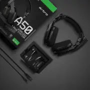 ASTRO A50 Wireless Gaming Headset (4th Gen) w/ Base Station Xbox/PC - Black Gold