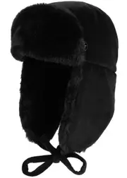 Maison Michel Paris Bibiana Black Velvet Aviator hat S