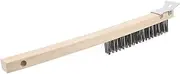 Stainless Steel Pizza Brush Long Handle Wire Brush for Pizza Stone Cleaning Scrubbing