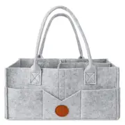Diaper Caddy Organizer - Diaper Caddy for Baby Nursery Storage, Felt Diaper O...
